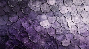 紫色鱼鳞纹理图案背景