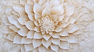 立体花瓣艺术图案