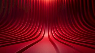 红色渐变线条动感背景图