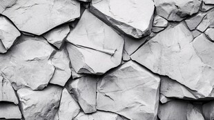 灰白碎石纹理墙面