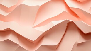 粉色褶皱立体纸艺纹理