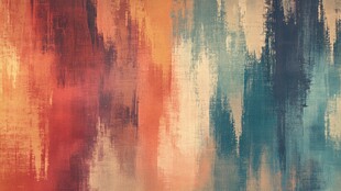 抽象多彩笔触纹理背景图