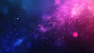 梦幻星空粒子背景图