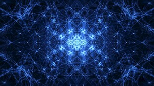 蓝色科技感抽象线条图案