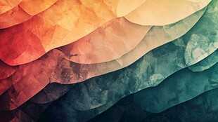 多彩层叠几何纹理背景