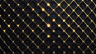 黑金菱形网格奢华背景图