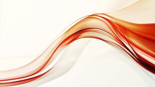 红色动感流线抽象背景图