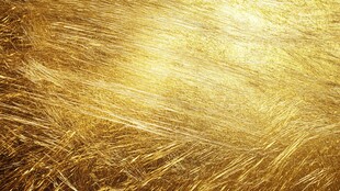 金色金属拉丝纹理背景