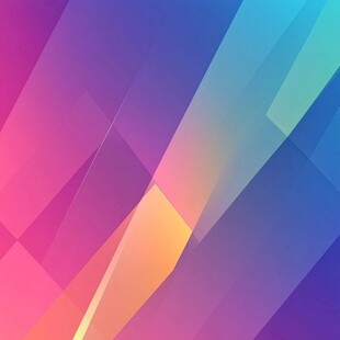 多彩几何渐变抽象背景图