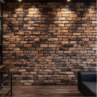 复古砖墙营造个性室内空间