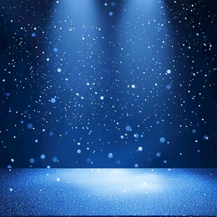 梦幻蓝色舞台灯光背景图