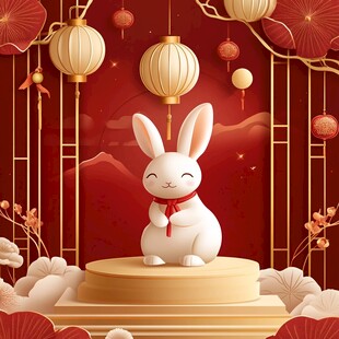 玉兔贺岁 喜庆新春氛围浓