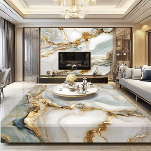 奢华大理石客厅装修效果图
