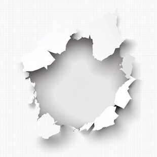 纸张破洞效果背景图