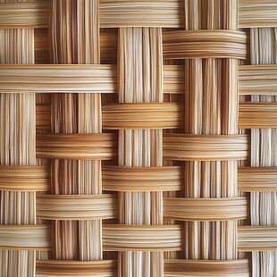 竹编纹理图案