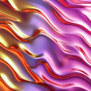 绚丽多彩流体波纹背景图