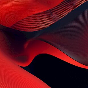 红色动感网格织物纹理图