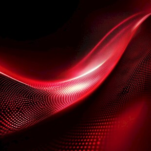 红色动感线条科技背景图