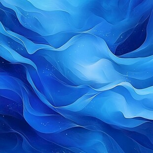 梦幻蓝色流动波纹背景图
