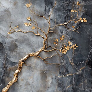 金枝玉叶大理石背景图