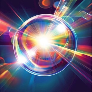 炫彩光效梦幻能量球