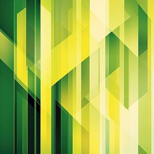 黄绿几何线条抽象背景图