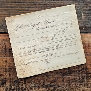 复古手写旧信纸