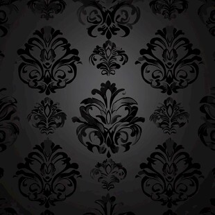 黑色奢华欧式花纹背景图