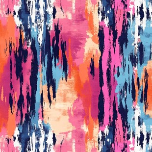 抽象多彩笔触图案纹理