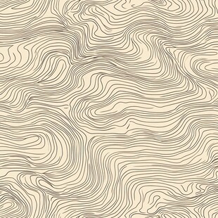 抽象线条构成的波浪纹理图案