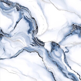 蓝白大理石纹理艺术图案