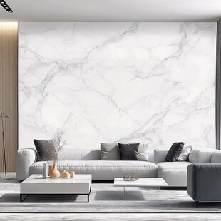 现代简约大理石纹客厅背景墙