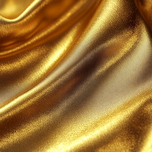 金色绸缎质感面料纹理