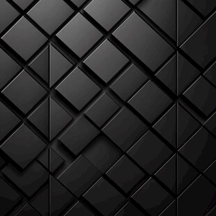 黑色立体方块几何背景图