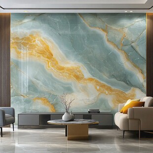 轻奢大理石客厅背景墙