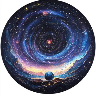 梦幻宇宙星球奇幻景象