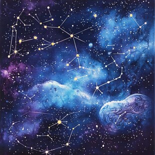 梦幻星空星座图