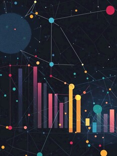 科技感数据可视化背景图