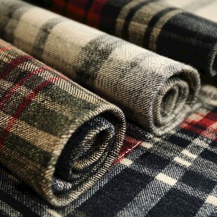 格子布料卷 质感满满