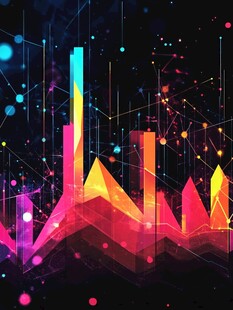 炫彩科技风城市夜景图