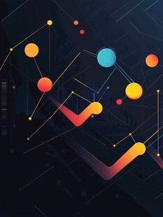 科技感数据连接抽象画面