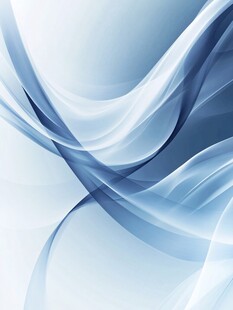 蓝色动感流线抽象背景图