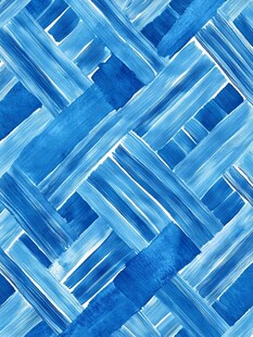 蓝色水彩编织纹理图案