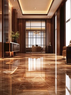 豪华大气的现代室内走廊