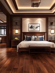 中式典雅卧室室内设计图