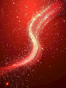 红色流光溢彩梦幻背景图