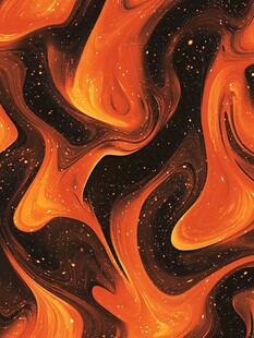流动火焰抽象艺术纹理