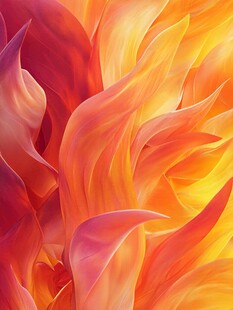 火焰般的绚丽色彩纹理