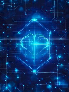 科技之心炫酷背景图