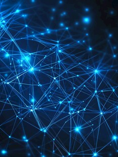 科技感网络连接背景图